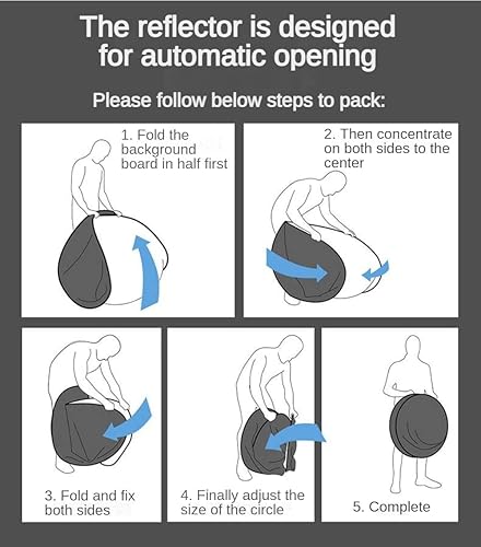 Miniatura 7 de Telón de fondo plegable portátil para cámara web con bolsa de paquete, tela resistente a las arrugas, se fija a la silla, fácil instalación,