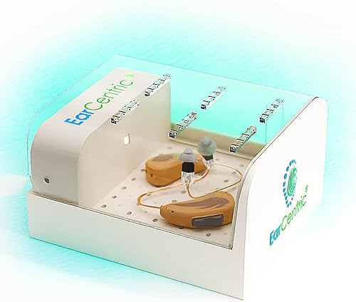 Miniatura 6 de EarCentric - Secador de audífonos RapidDry-UV, accesorio deshumidificador, kit de caja de luz ultravioleta UV-C  Elimina el sudor y la humedad de