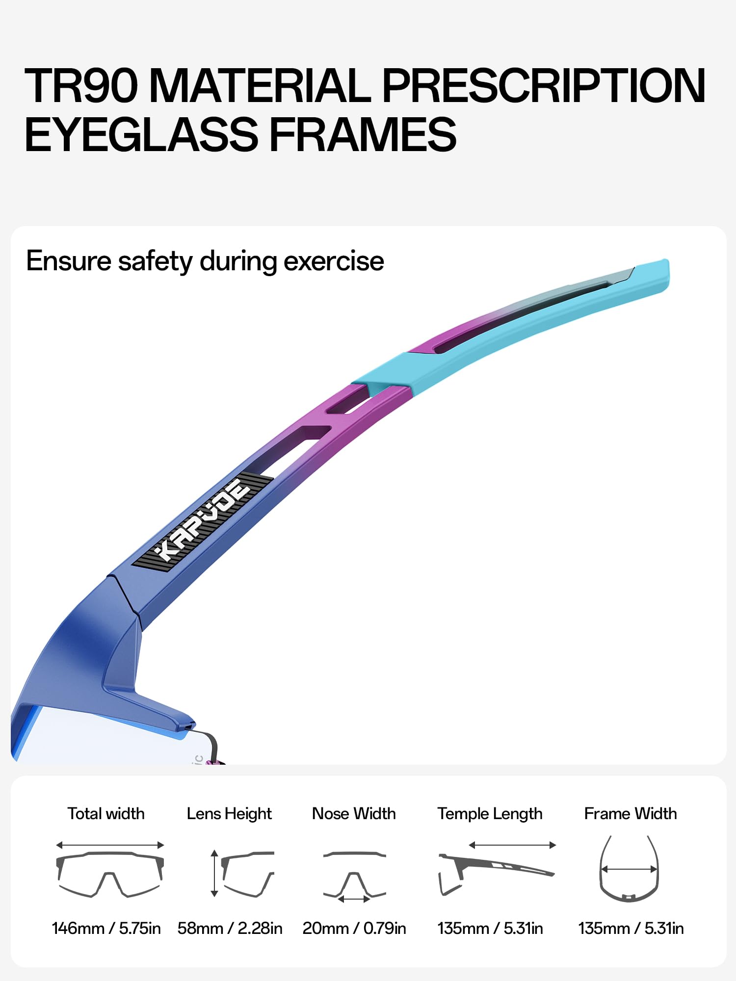 KAPVOE Gafas de Ciclismo Fotocromáticas con TR90 Gafas de Sol Deportivas Mujeres Hombres Running Transparente MTB Bicicleta Accesorios K9022