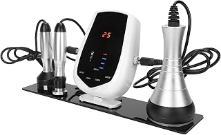 Body Massager, Body Machine,3 in 1 Rf Body Slimming Cavitation Machine Body Sculpting Machines Fat Cavitation Machine Eye Face Care Body Shaping Instrument Spa Skin Care for Face Arm