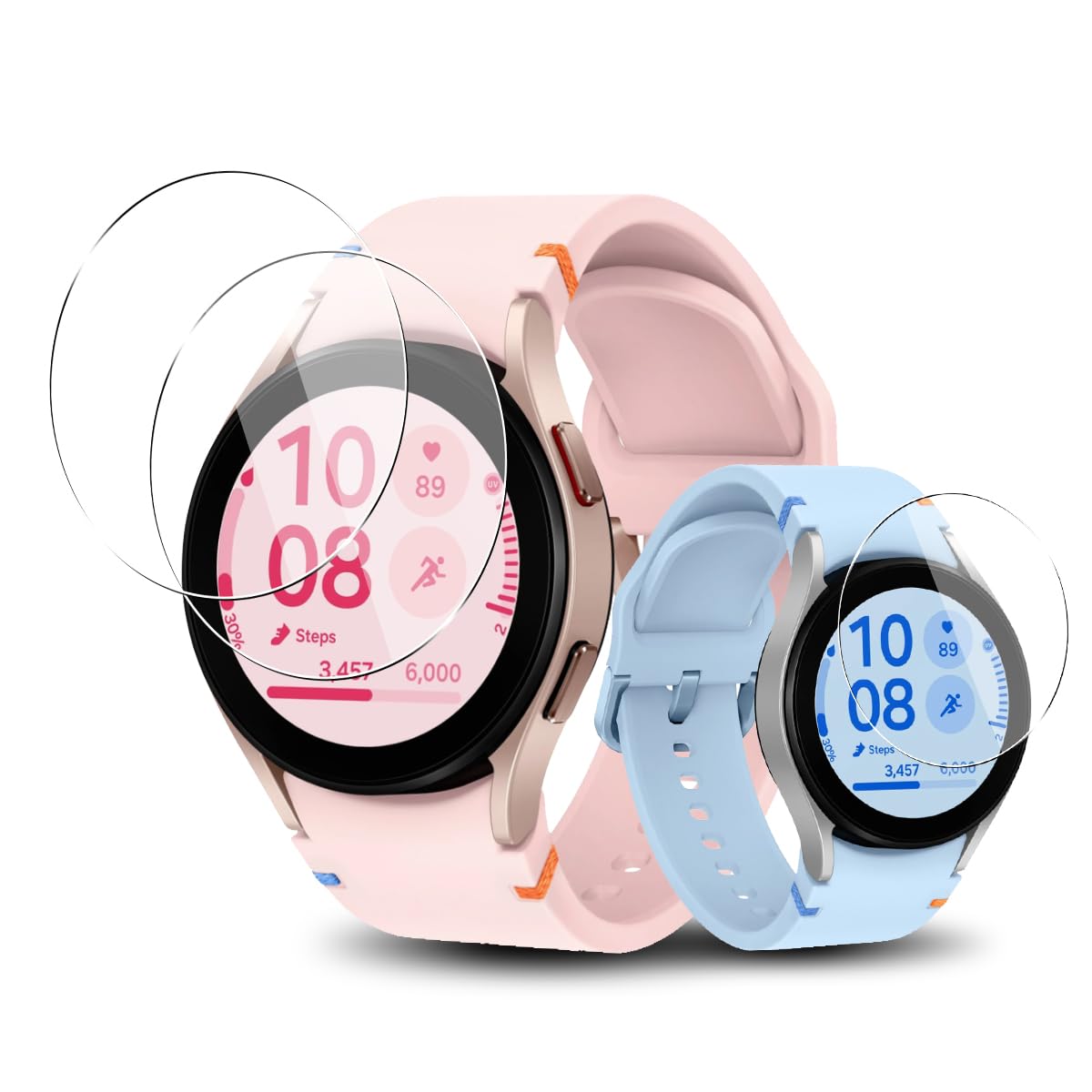 Amazon | 【3枚セット】対応 Galaxy Watch FE 40mm ガラスフィルム 
