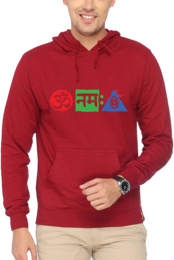 Campus Sutra Men Printed Hoodie