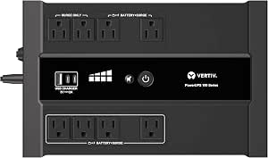 Vertiv Liebert PowerUPS 100 PST6-1100LVMT Battery Backup UPS 1100VA USB-C+A