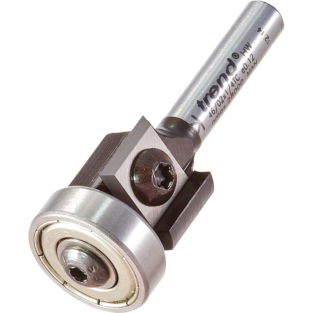 Trend 46/02X1/4TC Rota-Tip Cutter 19mm Dia. X 12mm Cut