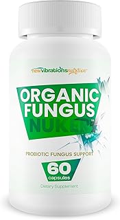 Organic Fungus Nuker Probiotic - Our Best Toenail Fungus Probiotic For Fungal Nail Immune Support - 40 Billion Probiotics & Prebiotics - Pro/Prebiotic Myco Nuker Probiotics Nail Fungal Treatment