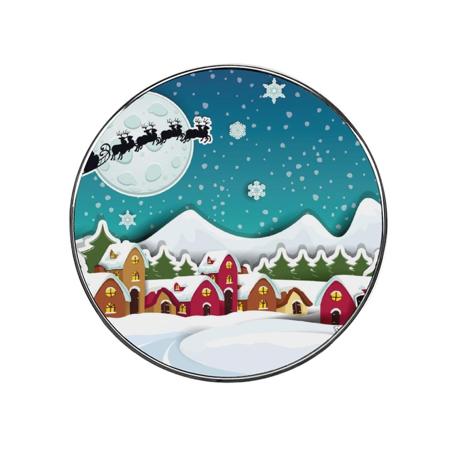 Christmas Magnets For Fridge Kitchen Decoration For Refrigerators Whiteboards