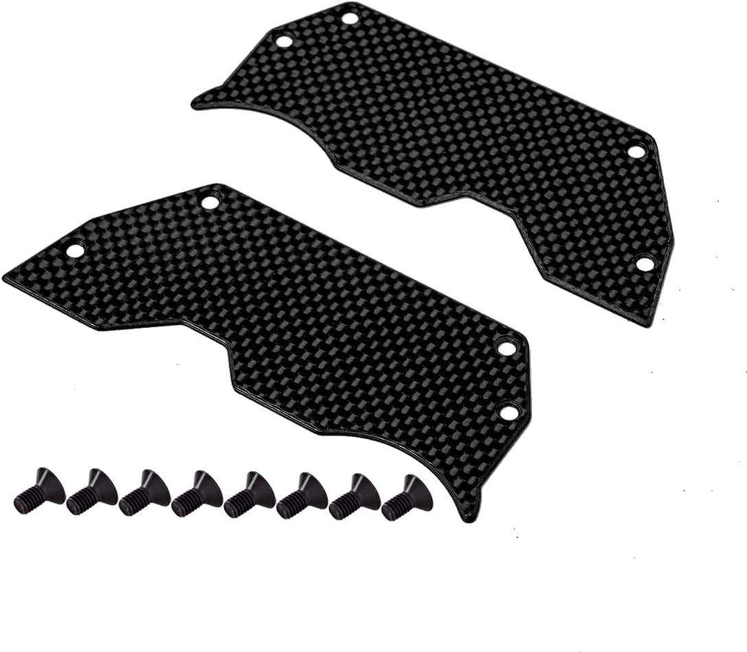 XTPTFABS Car-Bon Fiber Air Dam Diffuser Wheel Covers,2Pcs,Part#Ti2154218 | Fit for Arrma Limitless/Infraction 6s BLX speed cars,Dual Performance & Cosmetic Upgrade + Wheel Protection