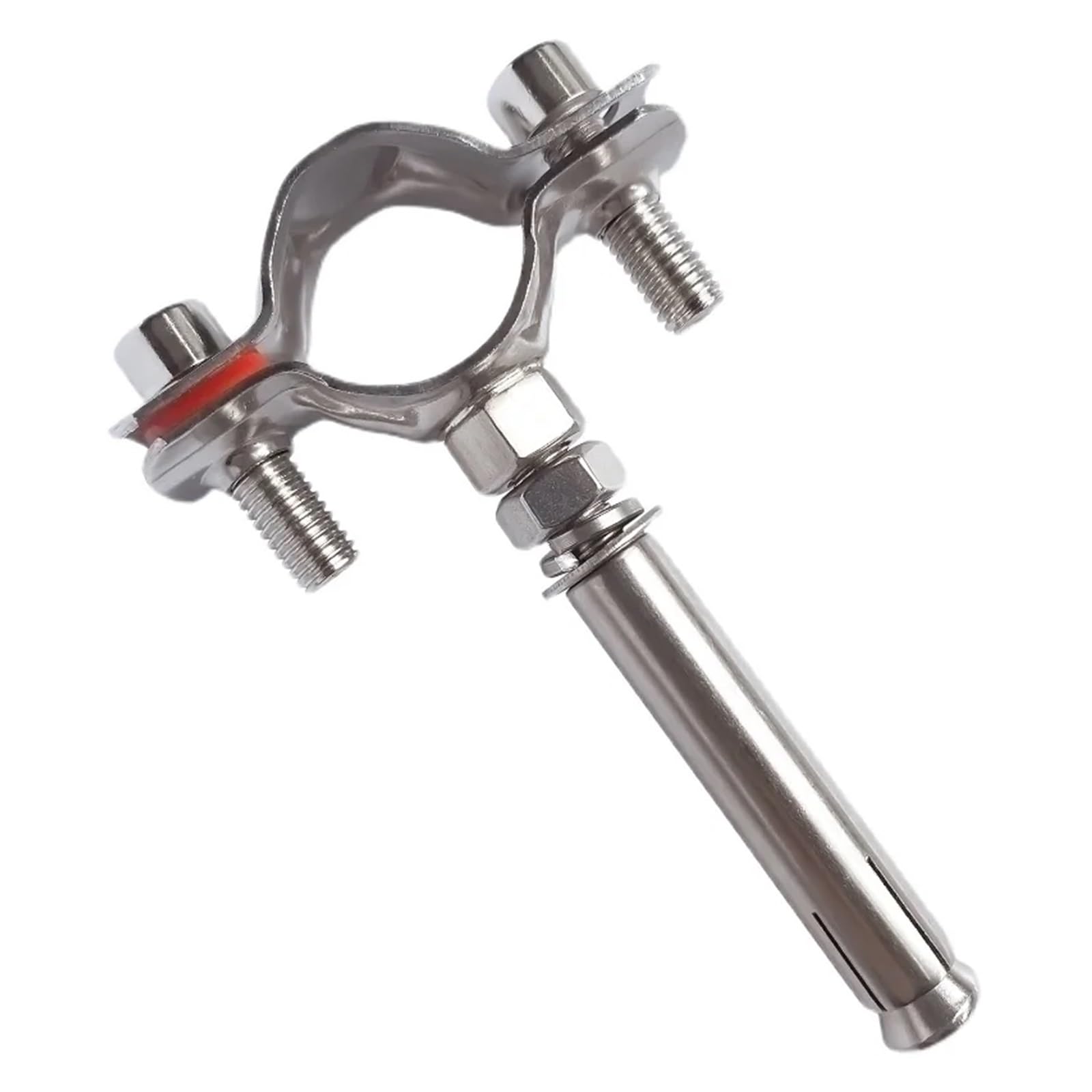 1 pieza de 15-159 mm, tornillo de expansión de aro de tuerca de acero inoxidable 304, abrazadera de manguera redonda, abrazadera de tubo de suspensión, accesorio de tubería, sujetador PPR/PVC(150-159m