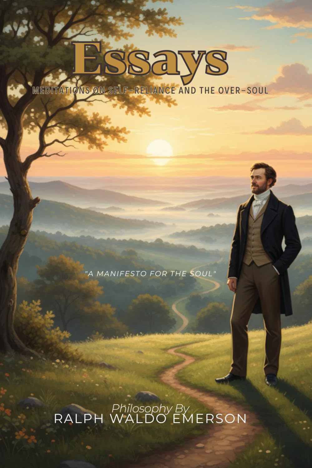 Essays By Ralph Waldo Emerson (Illustrated & Annotated): Meditations on Self-Reliance and the Over-Soul