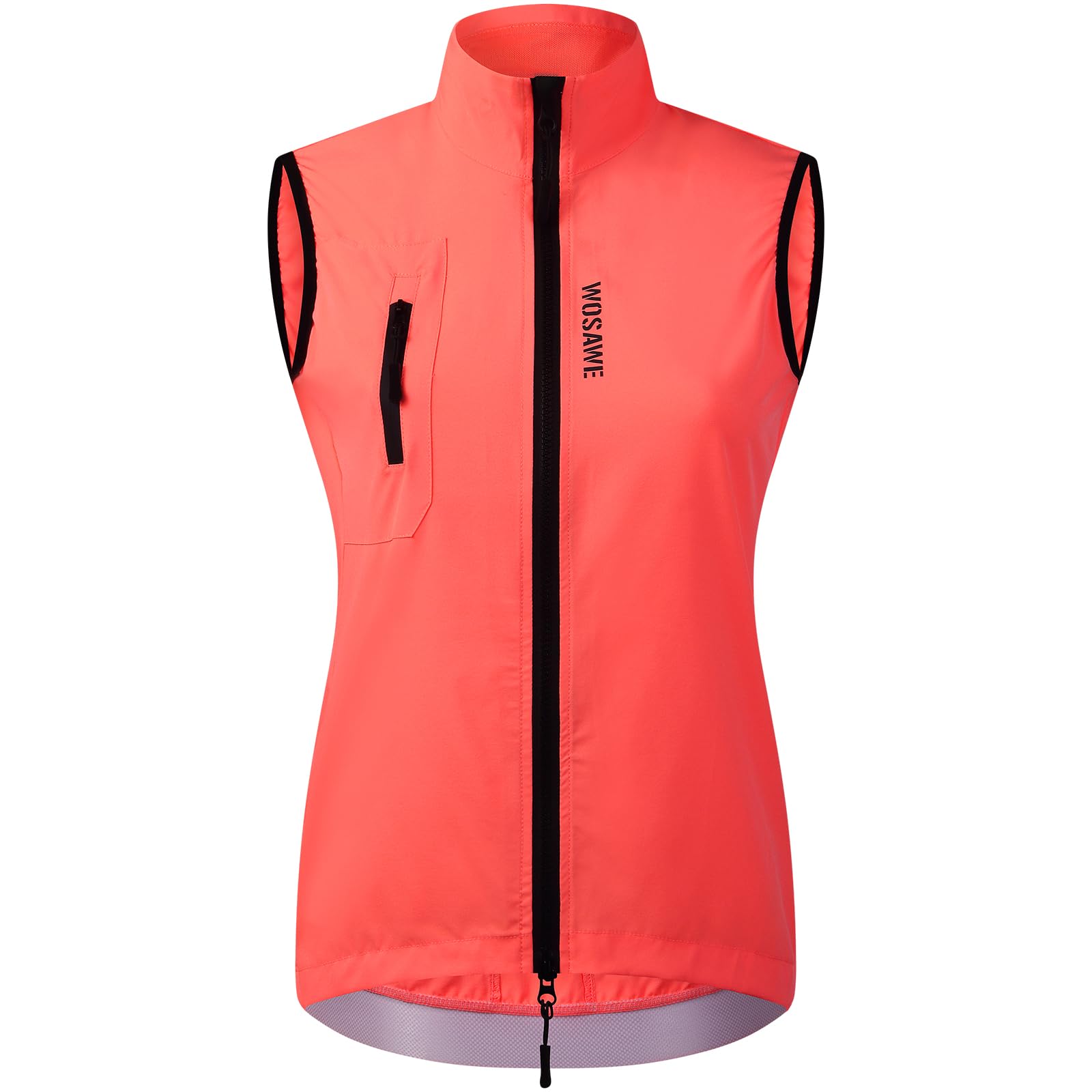 WOSAWE Chaleco de ciclismo para mujer, ligero, transpirable, chaleco deportivo sin mangas