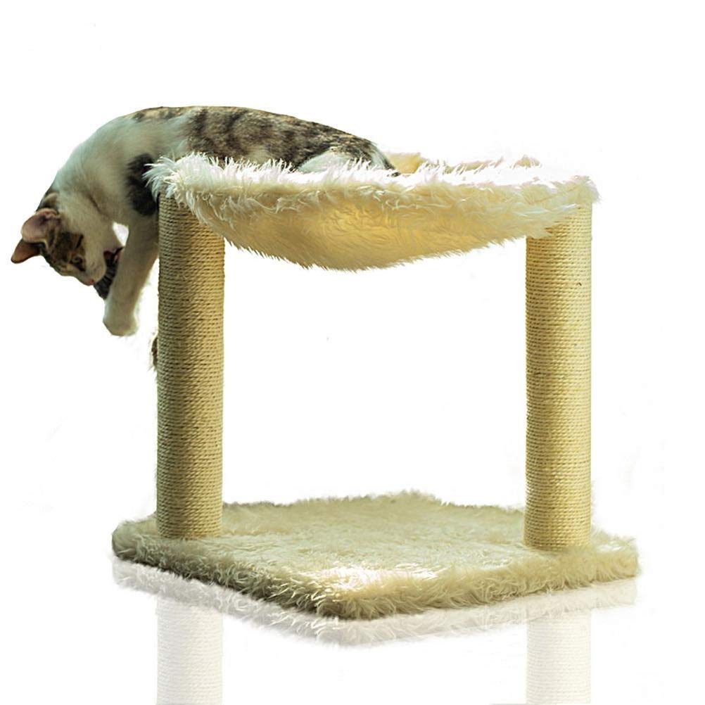 Meuble pour chat design avec tapis de grattage pour salon cocooning