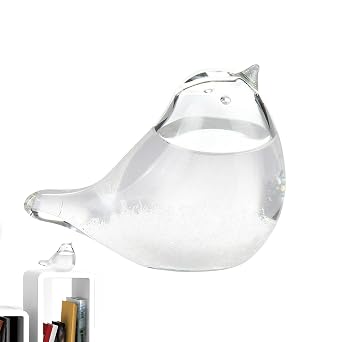 Storm Glass Weather Predictor, Bird Shape Storm Glass Weather Stations, Decorative Storm Glass Weather Forecaster, Weather Forecast Bottle for Offices Desktop Home