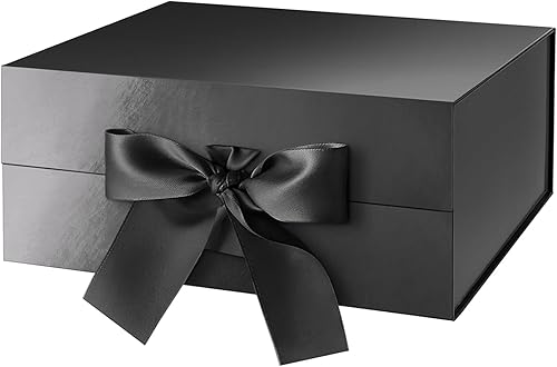 Miniatura 7 de HAPPY POTATO Caja de regalo con cinta de 9 x 6.5 x 3.8 pulgadas, caja de regalo blanca con tapa, caja de propuesta de dama de honor, caja de regalo