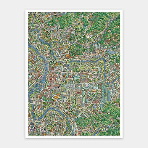 ピントー(Pintoo) 4800ピース プラ製ジグソーパズル【Tom Parker＿台北の地図】(115X86cm)大人向け難しい 破片なし カチっとハマる[H2546]