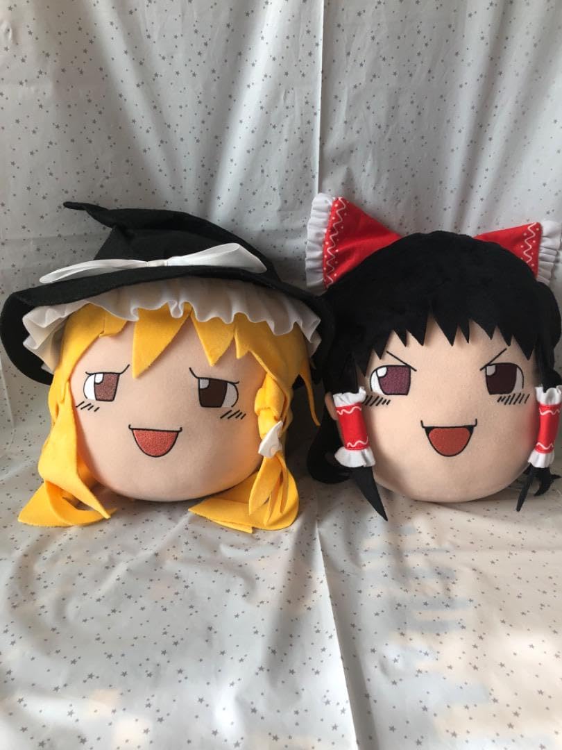 ゆっくり霊夢&魔理沙クッション.グラスセット ゆっくり霊夢&魔理沙クッション.グラスセット