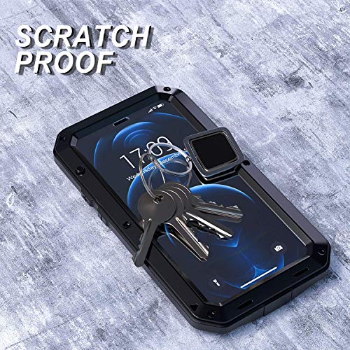 Coque iPhone 12 Pro Max métallique blindée protection intégrale - 7