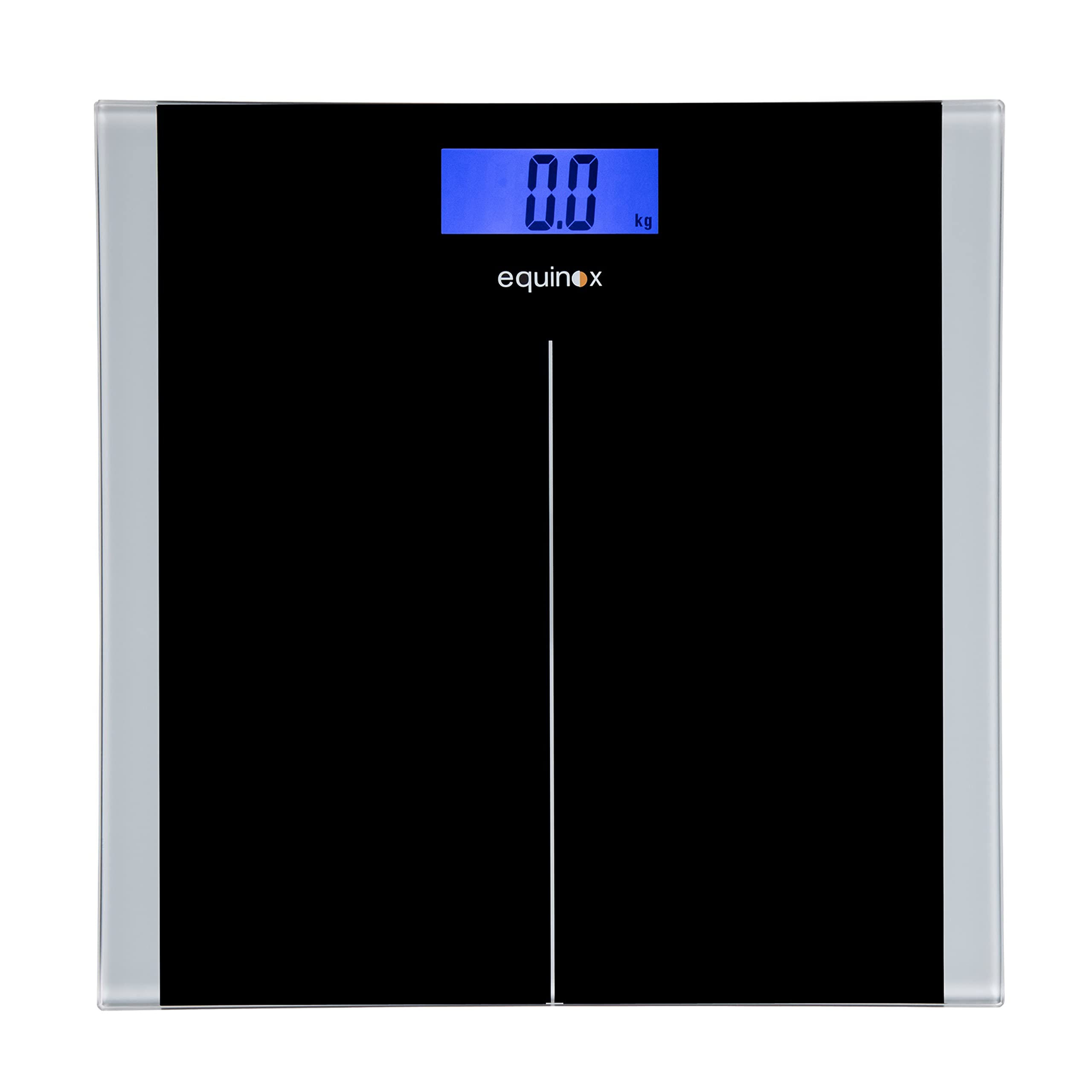 Equinox Personal Digital Weighing Scale EQ-EB-9400 for body weight, Slim and Sleek, Elegant Design, Large LCD Display with Blue Backlight, Ultra Lightweight, 18 months warranty (Black) (B072QXMRPQ) Amazon Price History, Amazon Price Tracker