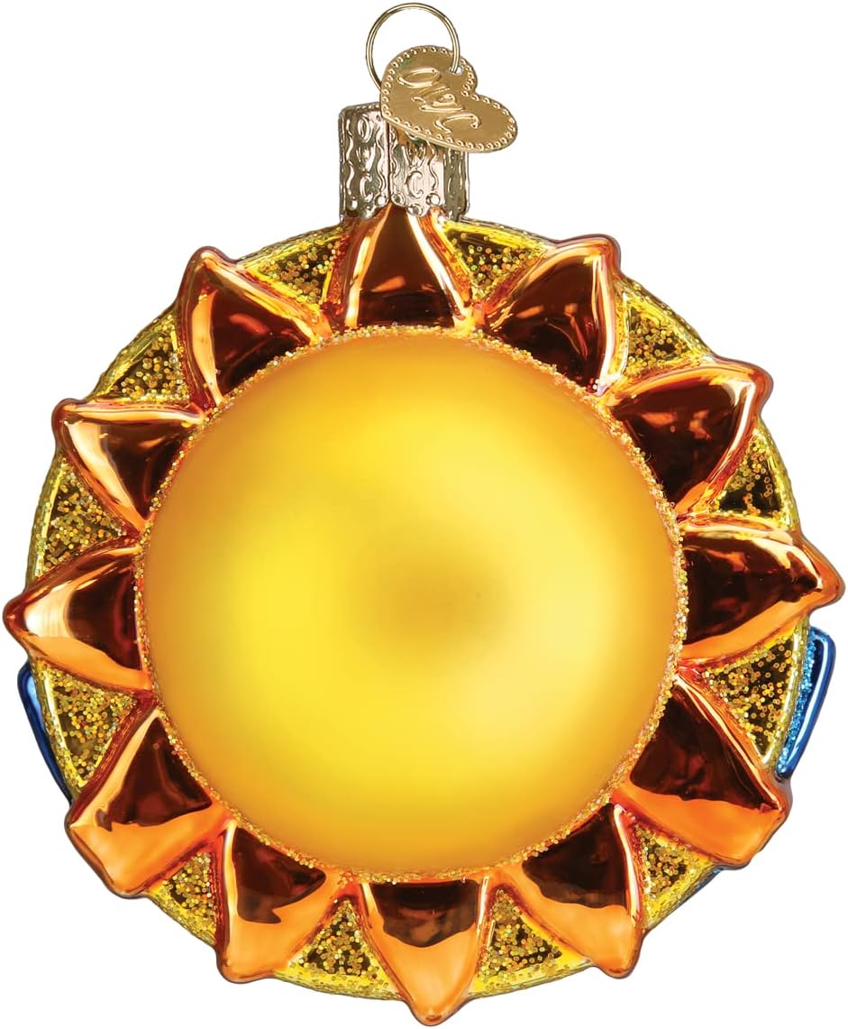 Old World Christmas You are My Sunshine Glass Blown Ornament for Christmas Tree, Handcrafted Holiday Decoration, Sayings Collection - Image 2