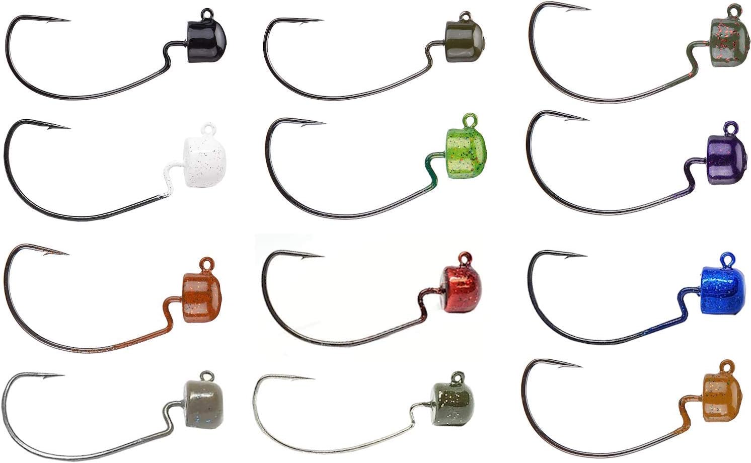 Lifted Jigs Ned EWG Jig Heads 3 Pack Sports & Outdoors