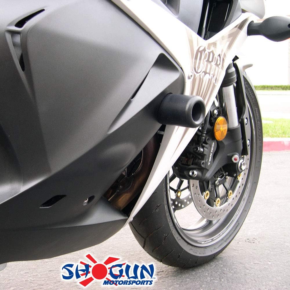 Shogun USA Made Race Cut KIT Fits Hon CBR600RR CBR600 2013 2014 2015 2016 2017 2018 2019 2020 2021 2022 2023 2024 2025 2026 Black Frame Sliders ABS & Non ABS Units - 750-3359