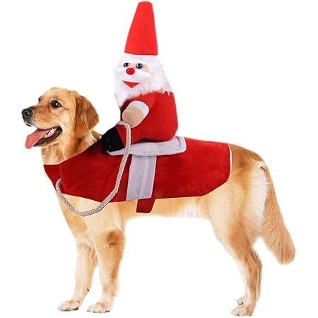 Amazon ふく福 面白い ペット服 小中型犬服 犬コスチューム コスプレ変身 人気 ドッグウエア ワンちゃん 仮装バットくも ハロウィン クリスマスプレゼント S サンタクロース ふく福 シャツ パーカー 通販