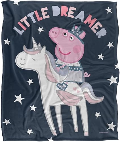 Miniatura 9 de LOGOVISION Peppa Pig Little Dreamer - Manta sedosa para niños, 36 x 58 pulgadas