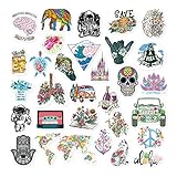 RipDesigns - 30 Vinyl VSCO Stickers for Water Bottles, Laptops (Series 19)