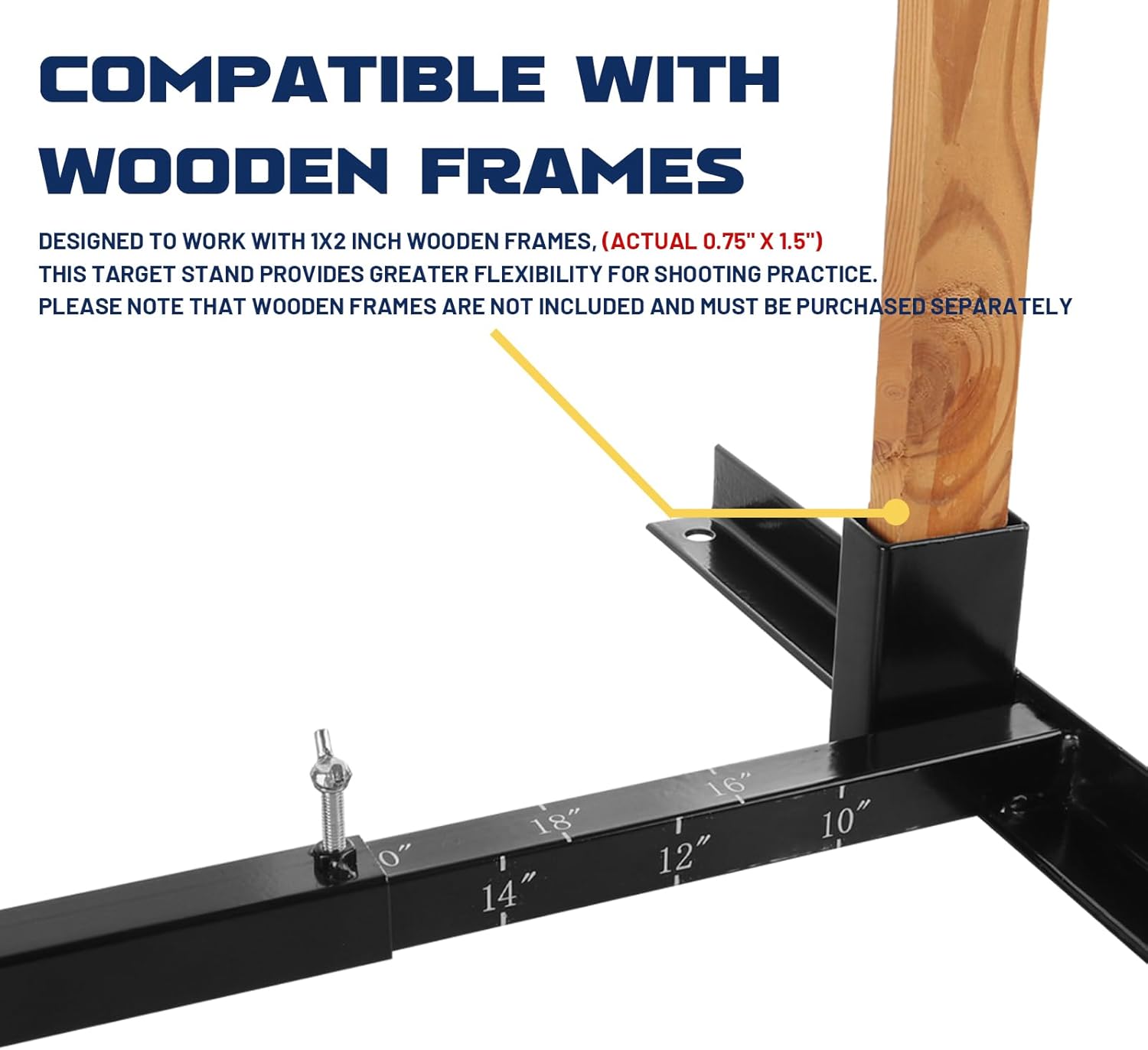 Highwild Adjustable Steel Target Stand Base with Paper Targets