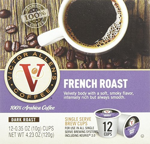 Image of Victor Allen's Coffee 72 Count Single serve cups for Keurig K-Cup Brewers (French Roast)