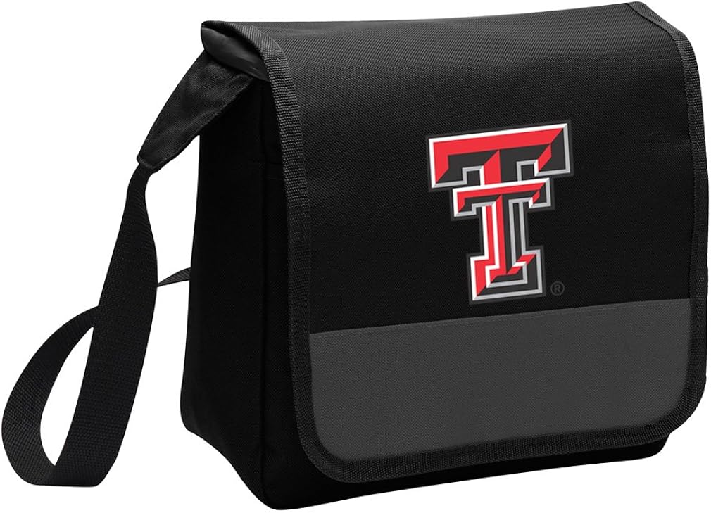 Broad Bay Texas Tech Lunch Bag Shoulder Texas Tech Red
