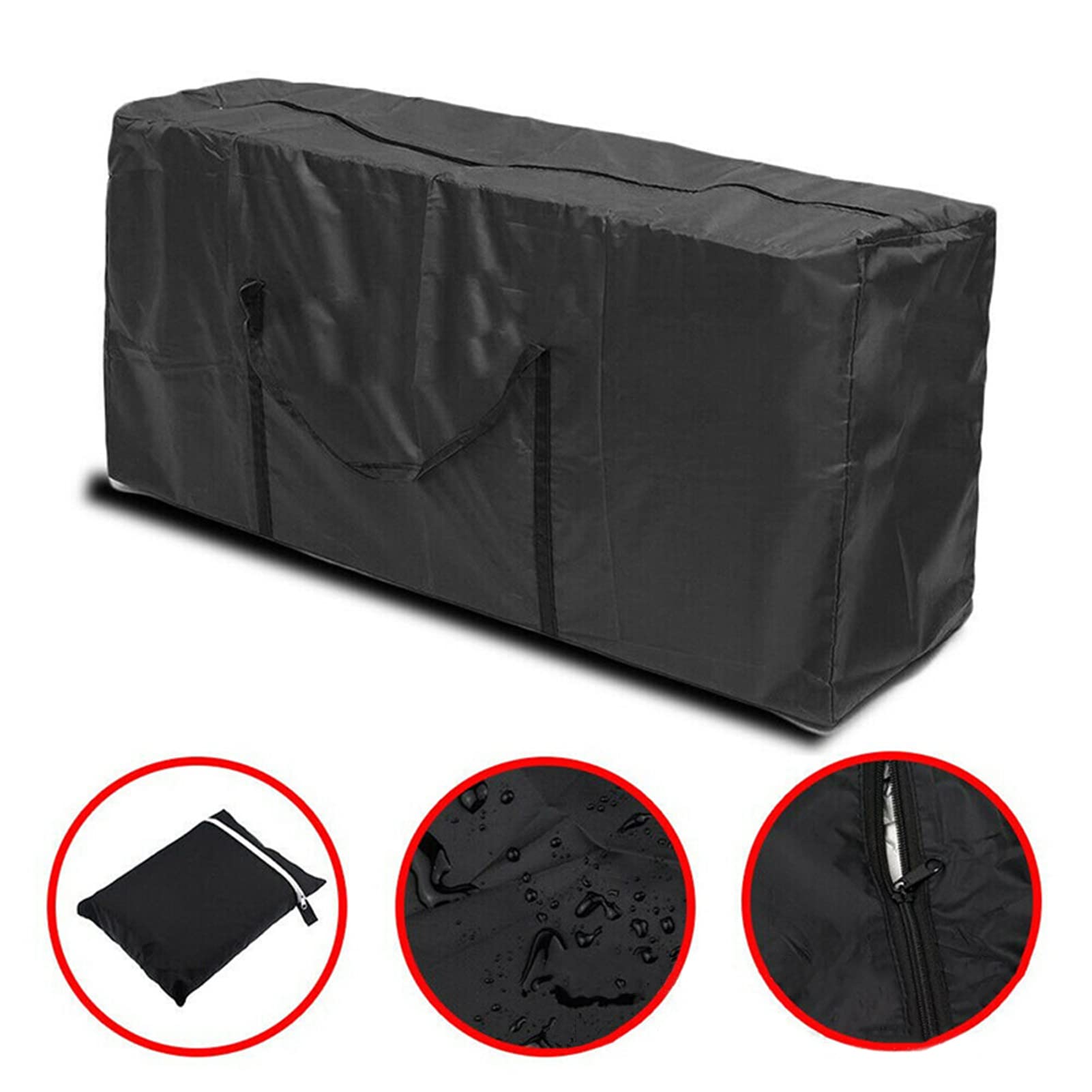 Sac De Rangement Imperméable Coussins Jardin - Grand Sac Oxford Pour Meubles Extérieurs Et Sapin Noël