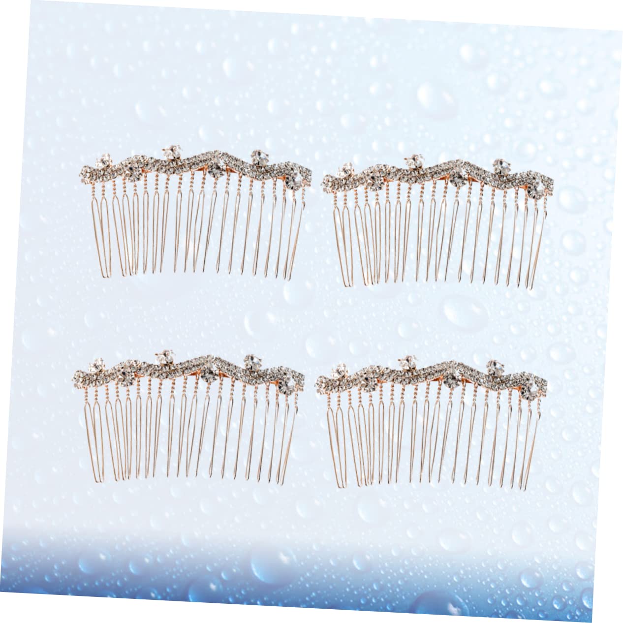 Beavorty 12piezas Peine De Rhinestone Para Elegante Tocado De Mujer Accesorios Para Peinados Especiales d