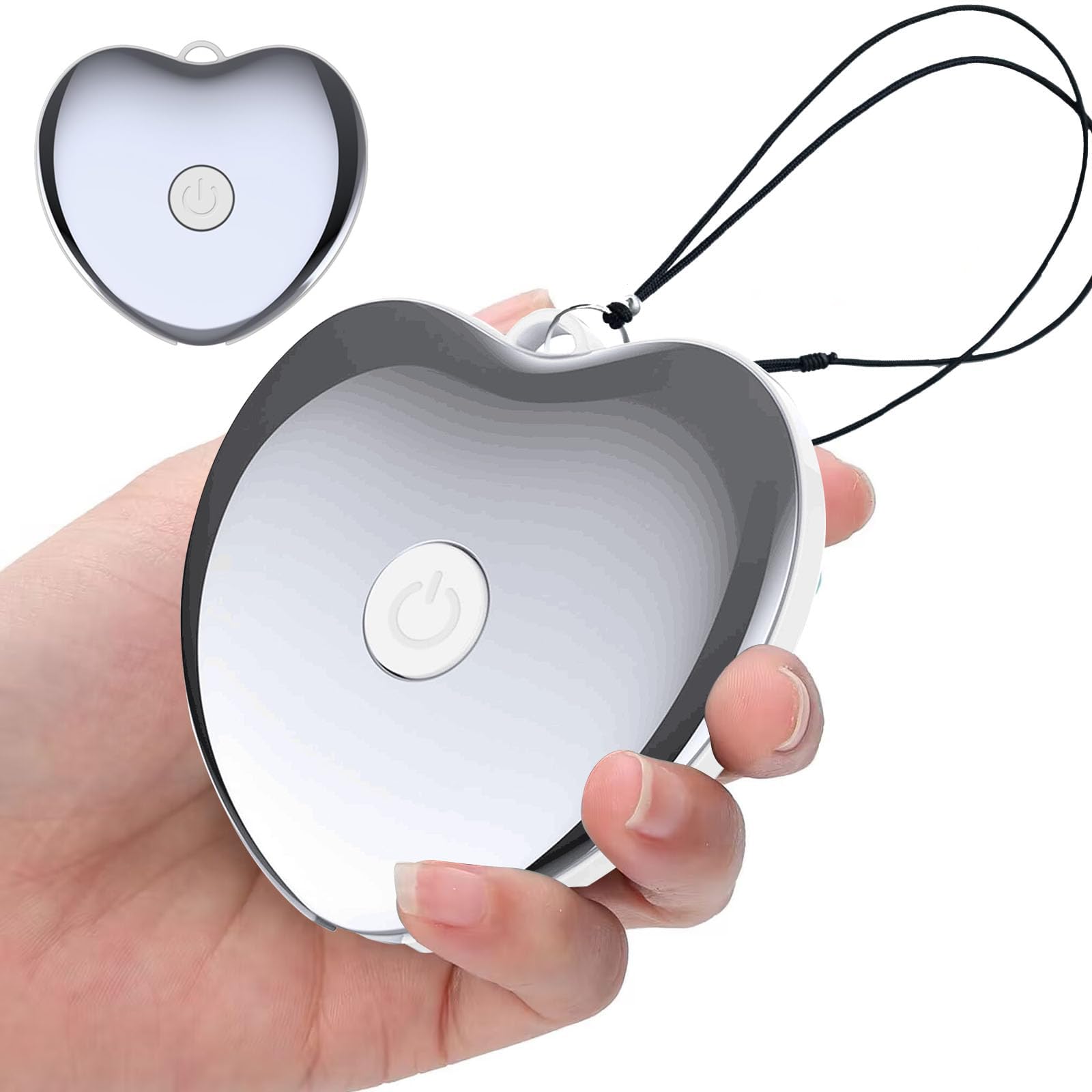 TERRIFI Sleep Aid Device, Handheld Sleep Aid Device for Insomnia Relief, USB Charging - Handheld Microcurrent Sleep Aid Machine, Sleep Instrument for Insomnia & Anxiety Relief, Improve Sleep(Silver)