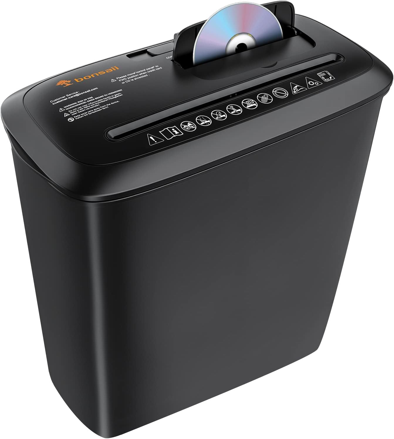 Bonsaii 8 Sheet Strip Cut Paper Shredder S120-C Bin without openings