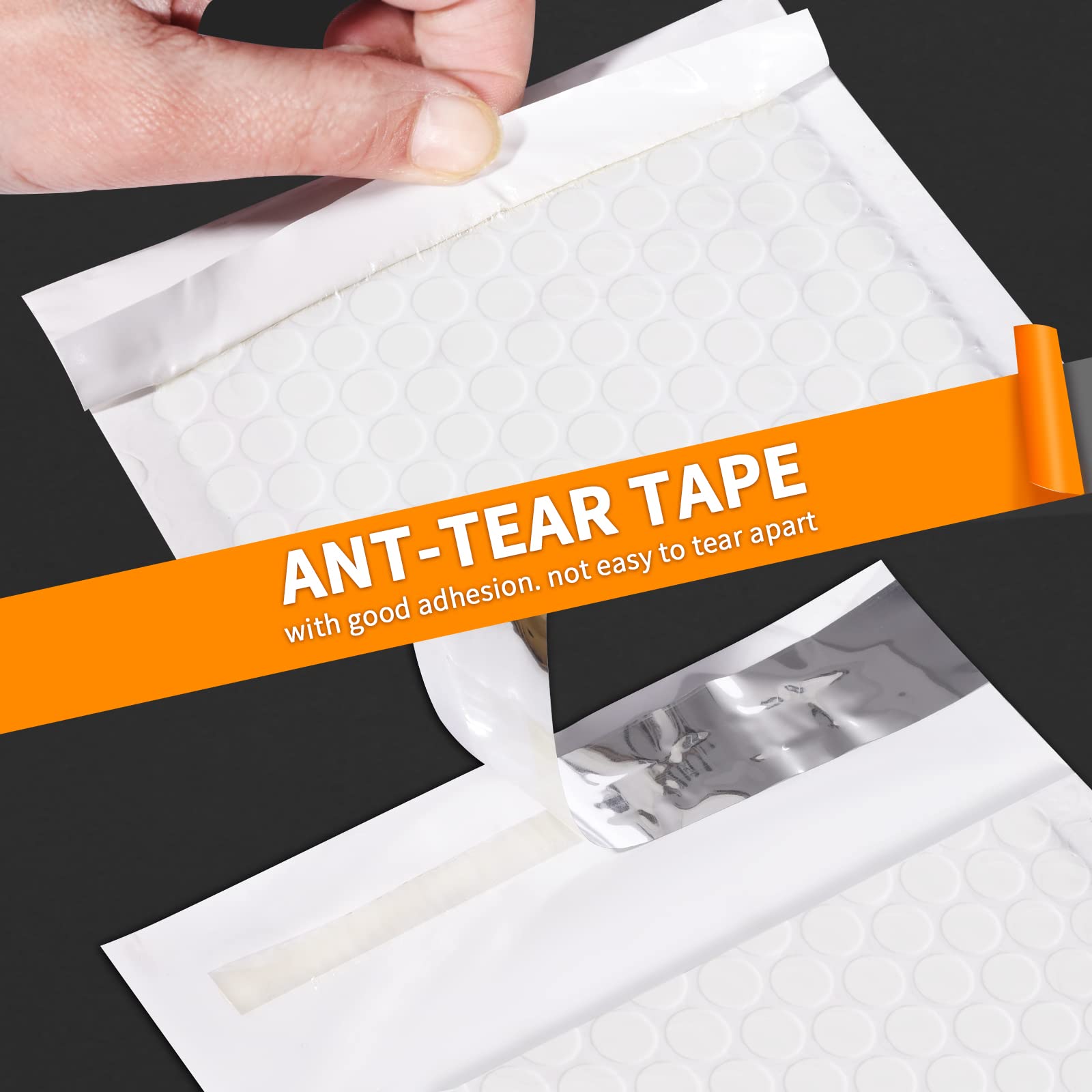 packbabol Sobres de burbujas, 4 x 7 pulgadas, paquete de 100 sobres de burbujas, opacos, autoadhesivos, impermeables, para envío y embalaje (blanco, 4 x 7 – 100 unidades)