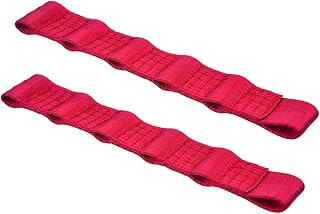 ZIMER Correa de puerta para Jeep Wrangler (2 unidades), color rojo