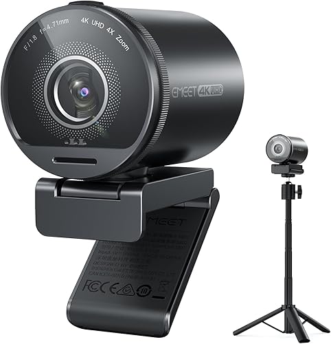 Miniatura 13 de EMEET Cámara web S600 4K para transmisión - Sensor Sony de 1/2.55 pulgadas, enfoque automático PDAF, 1080P @60FPS, 2 micrófonos de reducción de