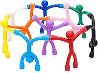 10PCS Magnetic Travel Toys for Kids - Cute Magnet Men Fidget Sensory Toys, Easter Basket Stuffers, Fridge Magnets for Toddlers Adults