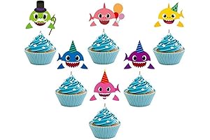 Baby Shark Cupcake Toppers