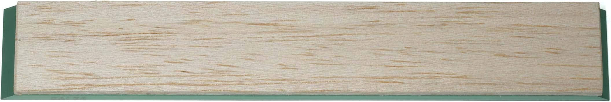 Balsa Strop on Green Anodized Blank 6" x 1"