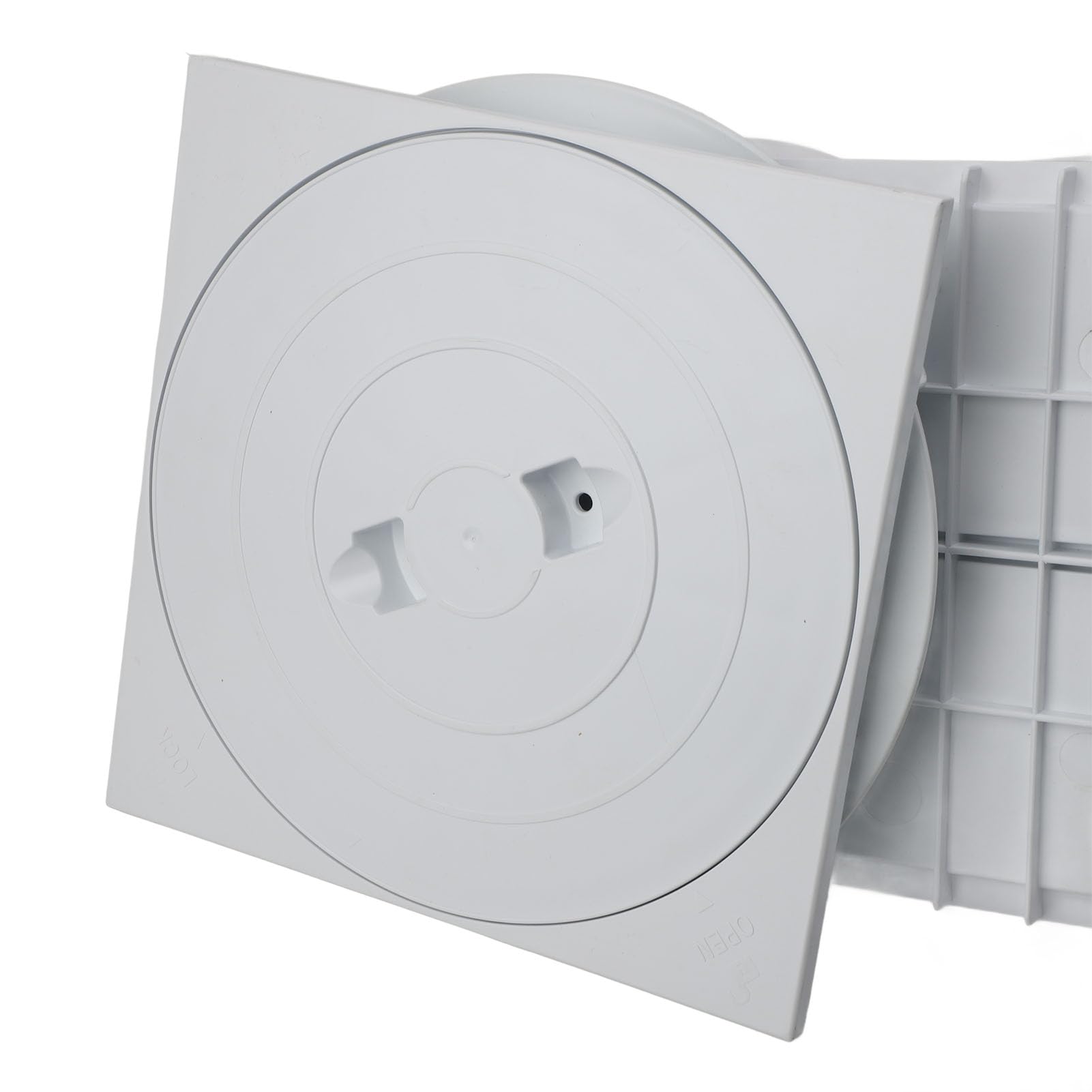 Kit de Skimmer Mural pour Piscine Hors Sol, Skimmer de en PVC à Large Ouverture pour Le Nettoyage des bassins, système d’élimination des débris de 50 cm avec Plaque de