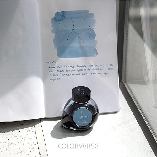 Miniatura 6 de Colorverse Tinta para pluma estilográfica  Azul   CNC  2.2 fl oz  Tinta a base de tinte  Serie Project