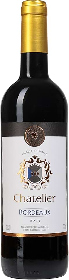 Chatelier, Vinho tinto, Bordeaux, Françês, Castel Freres, 750ml