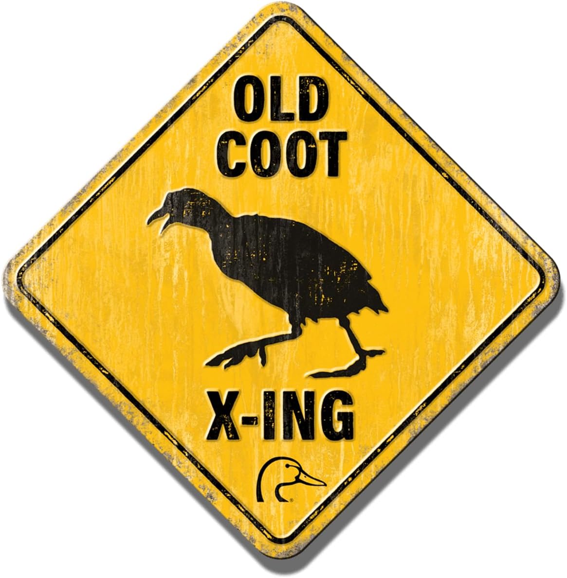 Desperate Enterprises Old Cooter Crossing Premium Embossed Aluminum Sign - Vintage - Garage Signs - Nostalgic Vintage Metal Signs - Made in the USA