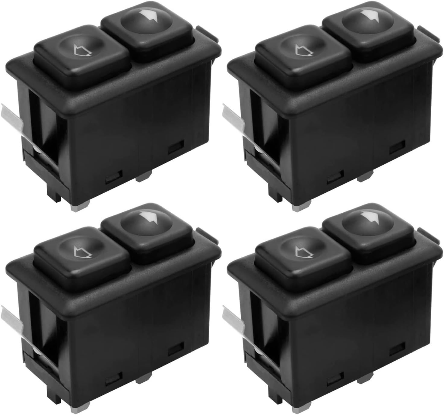 car sunroof Switch 4Pcs Power Window Sunroof Switch Illuminated for E30 E24 E28 from 09/1986 61311381205/61 31 1 381 205