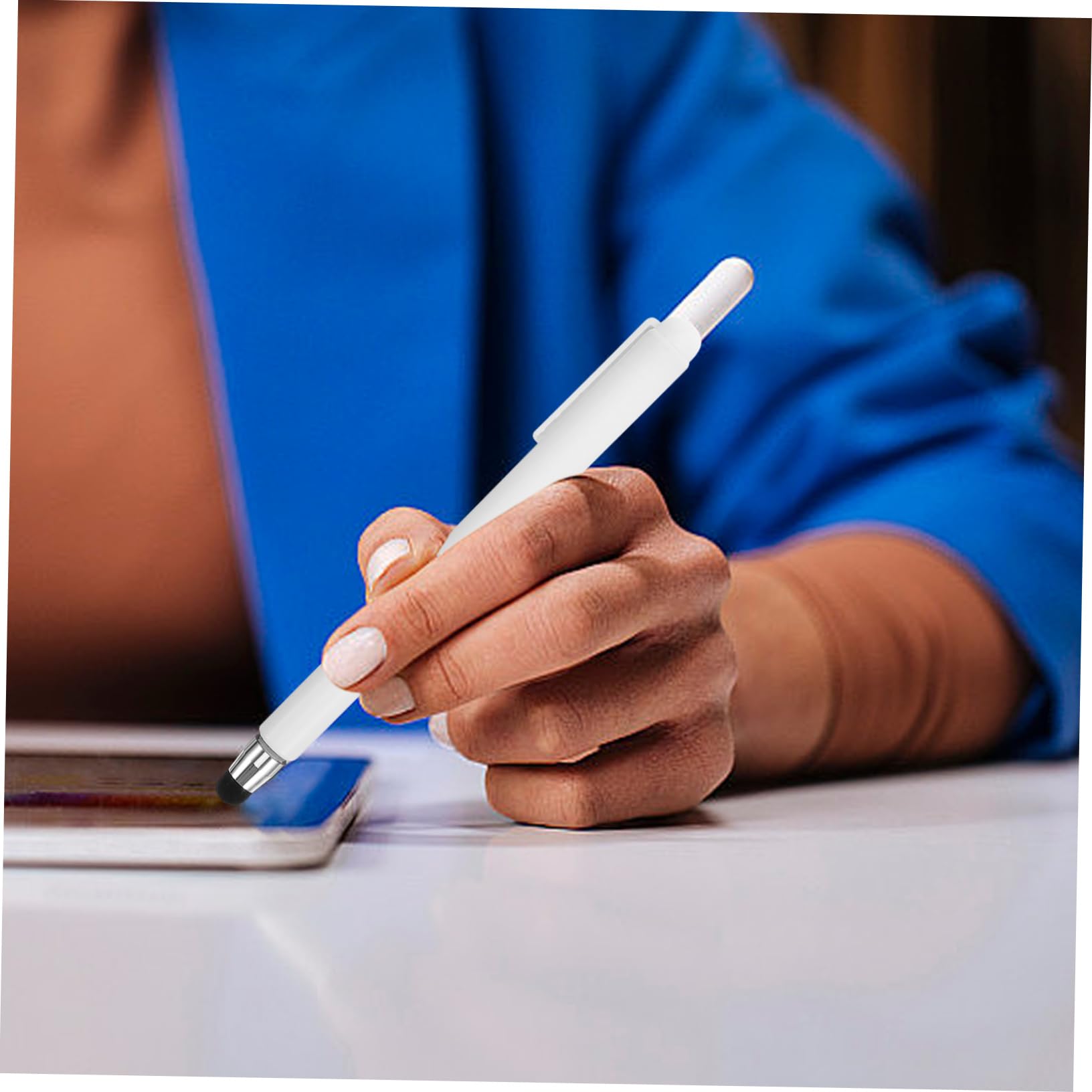 jojofuny Lápiz Óptico Universal De 5 Piezas para Pantalla Táctil Escritura Suave.