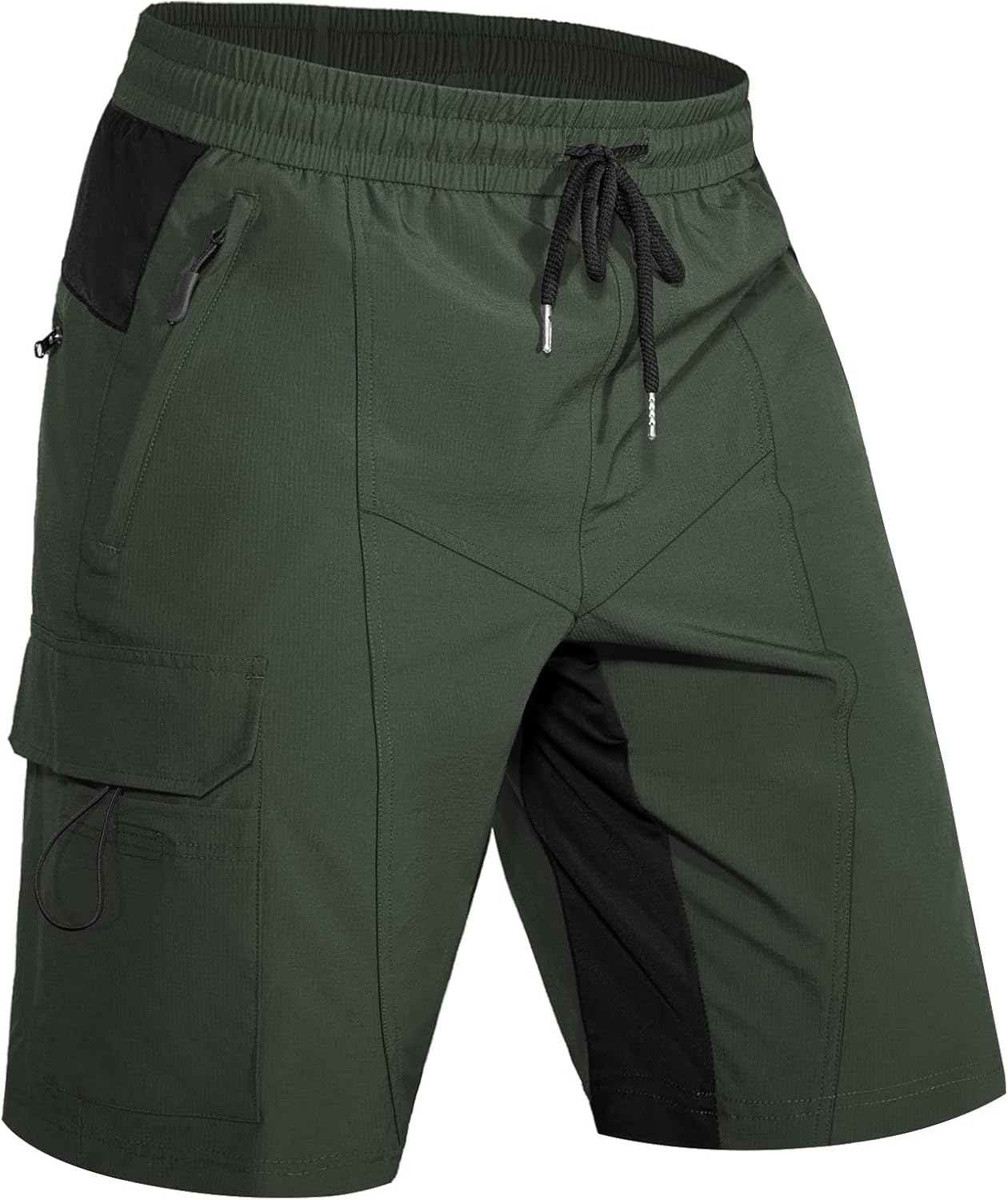 Pantaloncini Cargo Uomo Trekking - Leggeri, Elastici E Ad Asciugatura Rapida - Ideali Per Escursionismo, Pesca, Golf - Foto 5