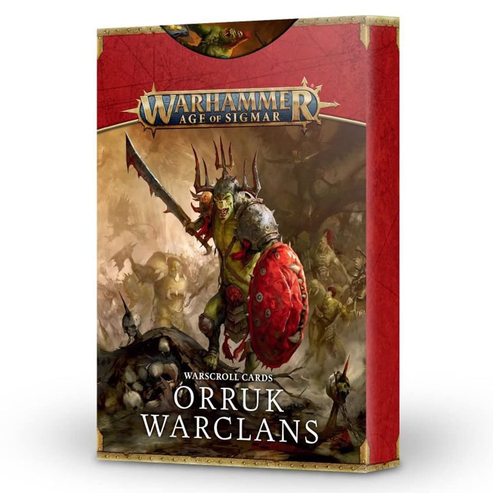 Games Workshop - Age of Sigmar - Warscroll Cards: Orruk Warclans (2021 Edition)