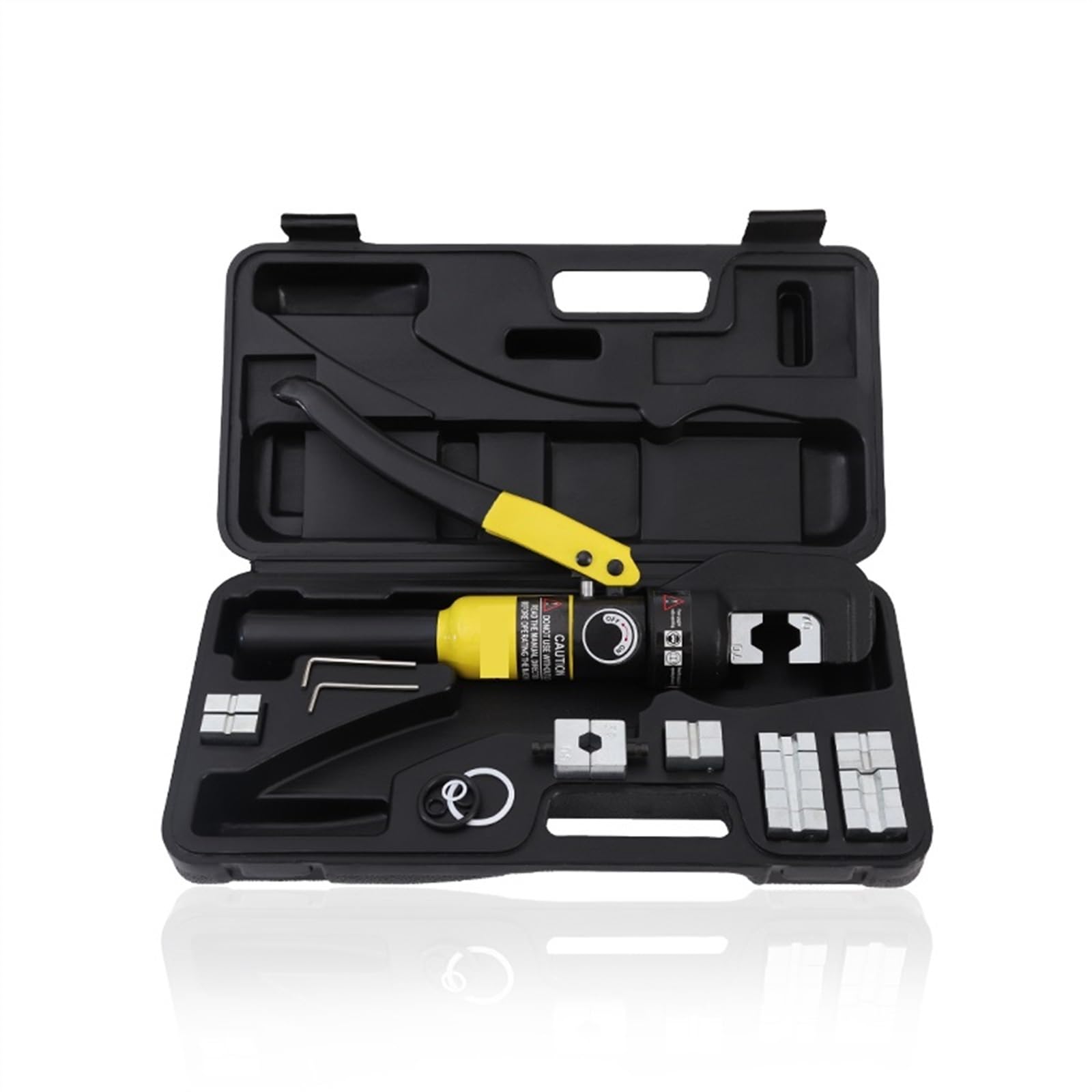 Hydraulic Crimping Tool Cable Lug Crimper Plier Hydraulic Compression Tool Range 4-70mm² Pressure 6T for DIY Enthusiasts