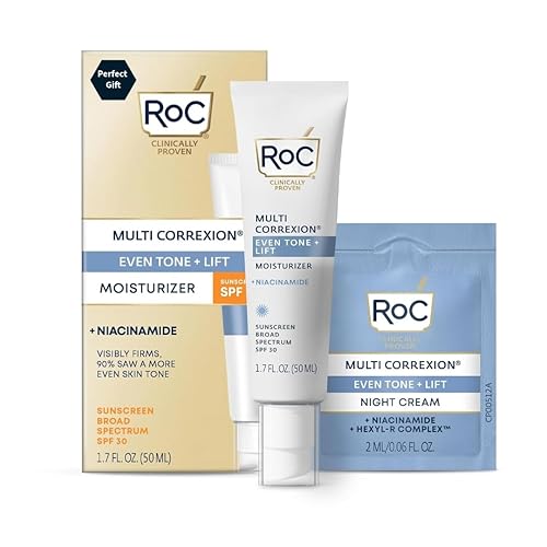 Miniatura 16 de RoC Multi Correxion 5 en 1 Crema hidratante facial para el pecho, cuello y cara, con SPF 30 para arrugas visibles y reafirmación y estiramiento